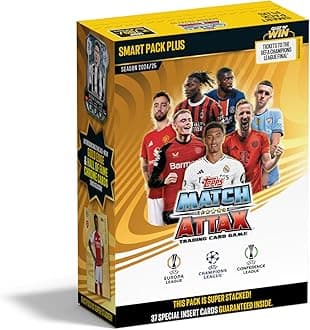 Topps UEFA Champions League Match Attax 24/25 Trading and Collectible Card Game (Smart Pack Plus Edition)