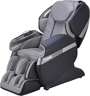 FUJIIRYOKI Calm Plus Flex Frame Track Massage Chair with Zero Gravity Technology, Electric Recliner, and Touchscreen Remote - Relax Your Mind and Body with Soothing Full Body Massages (Charcoal)