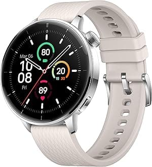 Watch 3 43mm Silver Steel, 1.32-Inch Round Display, Silver Steel, WearOS, 32GB Storage, Sleep Tracking, 345mAh Battery, Bluetooth, Lithium Ion, Multi-GNSS