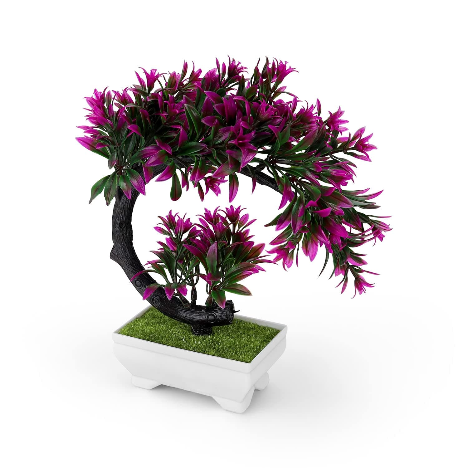 Artificial Bonsai Tree, DEANKEJI Decorative Artificial Flora, Artificials Tree Indoors, Faux Plants Naturally Relieve Fatigue, Decorative Artificial Trees for Balcony, Garden, Office Ornaments