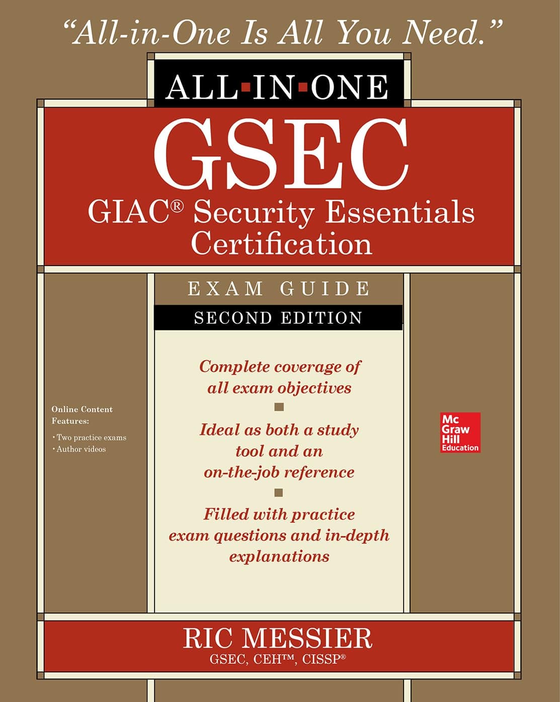 McGraw-Hill Education GSEC GIAC Security Essentials Certification All-in-One Exam Guide, Second Edition Paperback – Big Book, 2 August 2019