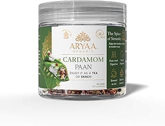 Cardamom Paan | 8.75oz (250g) | Ayurvedic Digestive, Mouth Freshener & Herbal Tea | Shredded l Vegan, Gluten-Free, Non-GMO