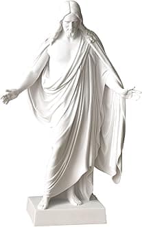 Deseret Book Belosol Christus Statue 30.5 cm Jesus Christ White Marble Culture