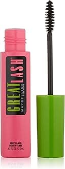 New York Makeup Great Lash Washable Mascara, Brownish Black Volumizing Mascara, 0.43 fl oz