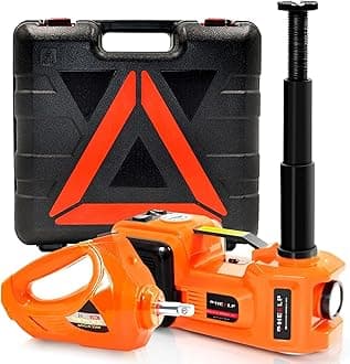 Toby's Electric Car Jack 5Ton 12V Hydraulic Car Jack Kit with Electric Impact Wrench for SUV MPV Sedan Truck Change Tires Garage Repair