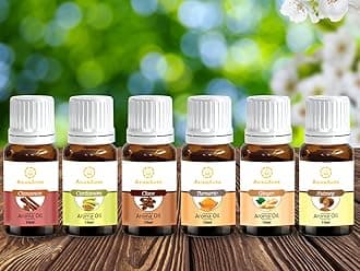 Asian Aura Cinnamon, Cardamom, Clove, Turmeric, Ginger, Nutmeg Aroma Oil, for Home Fragrance 10 Ml, Pack of 6