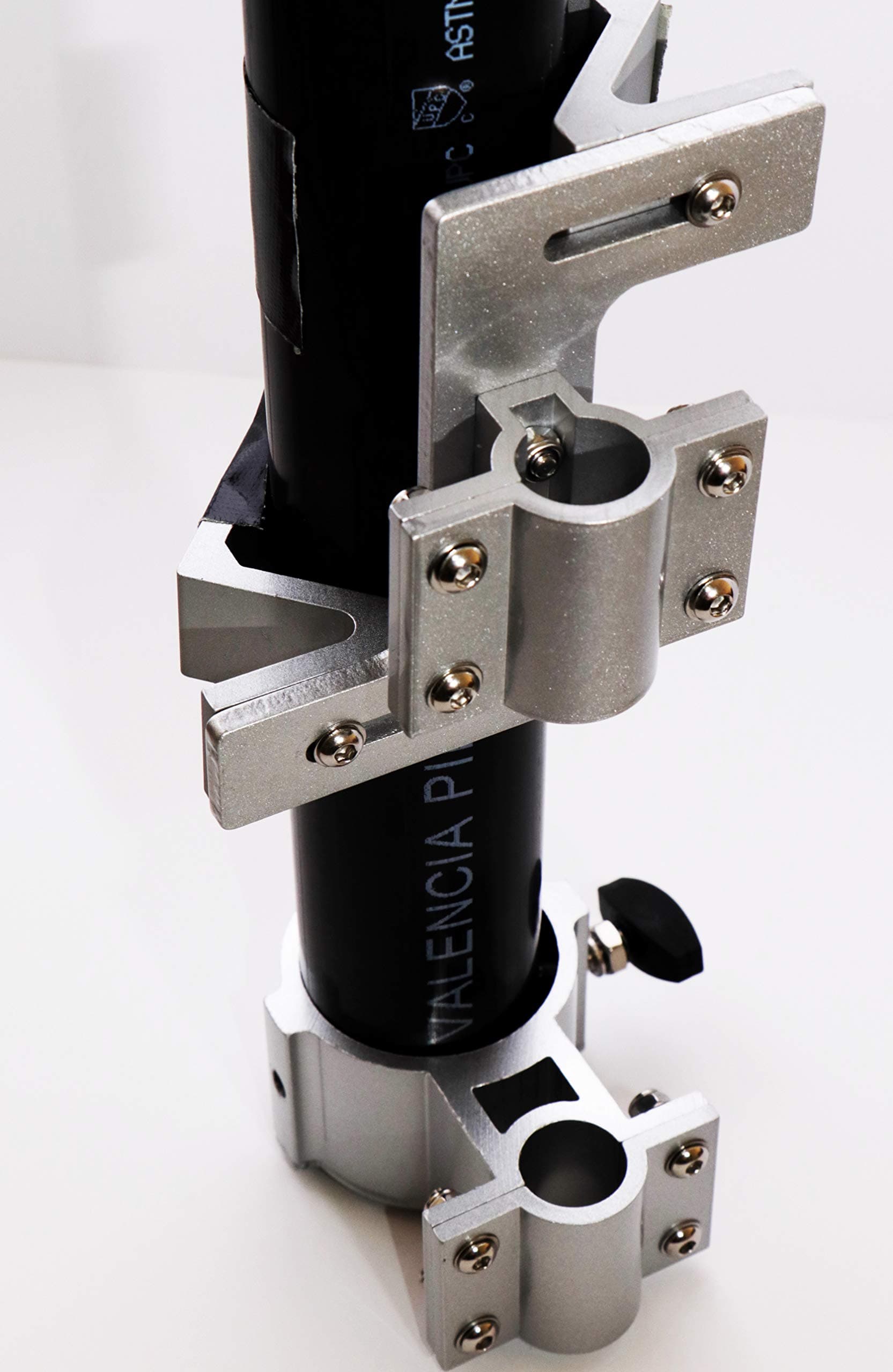 Aluminum Flag and Wind Sock Pole Mount for LADDERS - Adjustable