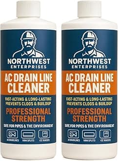 AC Drain Line Cleaner and Unclogger - Air Conditioner Cleaner Prevents Build-Up for AC Units, Dehumidifiers, Ice Machines, & More (16 ounces)