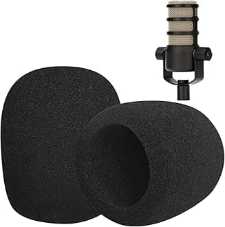 - Pop Filter Foam Mic Cover Compatible with Rode PodMic NT1-A NT-USB NT2-A Procaster Podcaster Microphones Effectively Reduce Noise (2 Packs)