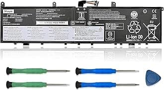 L17C4P72 Laptop Battery,15.36V 80Wh 5235mAh Compatible with Lenovo ThinkPad X1 Extreme 1st Gen/2nd Gen ThinkPad P1 1st Gen/2nd Gen Series L17M4P72 01AY968 01AY969 L18M4P71 01YU911 5B10V98091