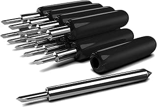 Hadwoer Cutting Blades Compatible with Explore Air/Air 2/Explore Air 3/Explore 4, 10PCS Premium Fine Point Blade Compatible with Maker/Maker 3 Cutting Machines