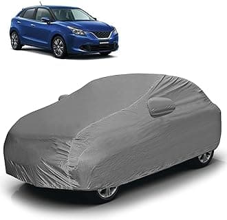 Car Cover Waterproof PM-I for Maruti Baleno [Year 2015 Onwards] - Baleno Car Cover Dust & UV Protection Baleno Car Body Cover with Mirror Pocket Soft Cotton Lining