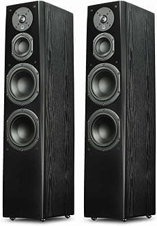Prime Tower Speakers - Pair (Premium Black Ash)