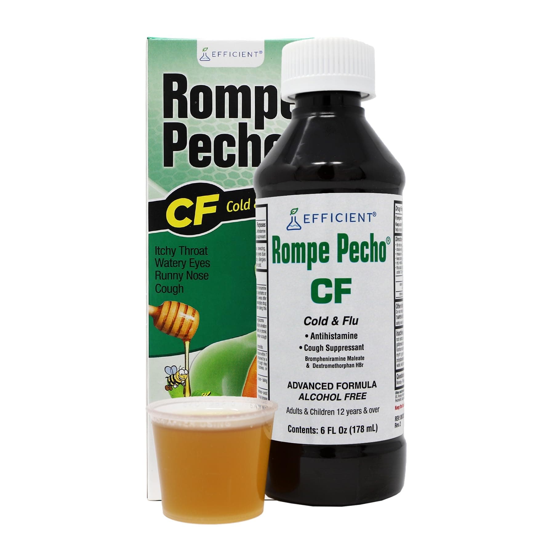 - ROMPE PECHO CF 6oz - Cold and Flu Syrup
