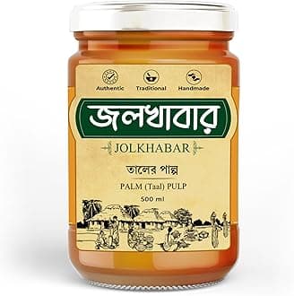 JOLKHABAR | Taal Pulp - Palm Pulp - Tal er Pulp | 500g Pack | Readymade Taal er Pulp | Ready to eat Palm Pulp | Fresh & Pure - 100% Farm to Fork - 500 g