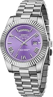 - Men Watches Analog Quartz Stainless Steel Rose Gold Silver Watches for Men Waterproof Business Classic Desiger Wrist Watch with Day Date