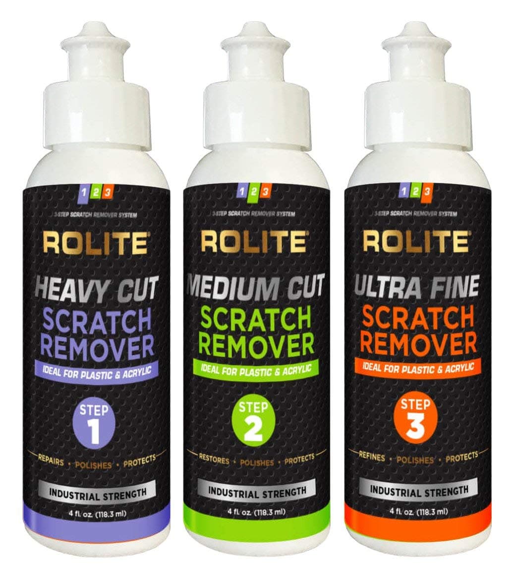 Rolite RSR3STEP4zCP 3-Step Scratch Remover, 4 Ounce (Pack of 3)