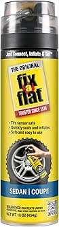 Fix-A-Flat S60420 Aerosol Emergency Flat Tire Repair and Inflator, for Standard Tires, Eco-Friendly Formula, Universal Fit for All Cars, 16 oz. (Pack of 1)