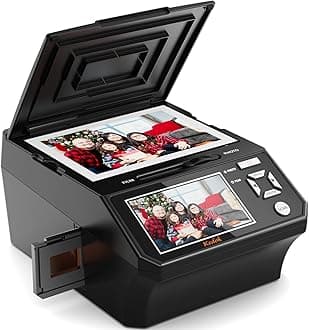 Film &Slide Photo Multi-function Scanner with 5'' Screen