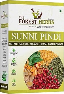 Sunnipindi Herbal Nalangu Maavu UBTAN Bath Powder For Skin (500 Grams), 3 in 1 Ubtan Body Scrub | Face Pack | Mask