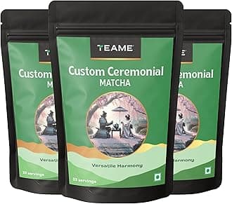 TE-A-ME Matcha Tea Powder - 150g (99 Servings) | Superfood | Custom Ceremonial Japanese Matcha Green Tea Powder