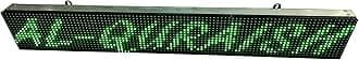 AL-QURAISH P10 Led Running/Scrolling Programable Text Message Display Board WI-FI (GREEN, 7 INCH. × 37 INCH. BOTH SIDE)