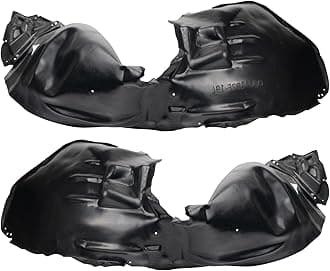 TRQ Front Inner Fender Liner Set Compatible with 2019-2023 Chevrolet Malibu GM1248301 GM1249301