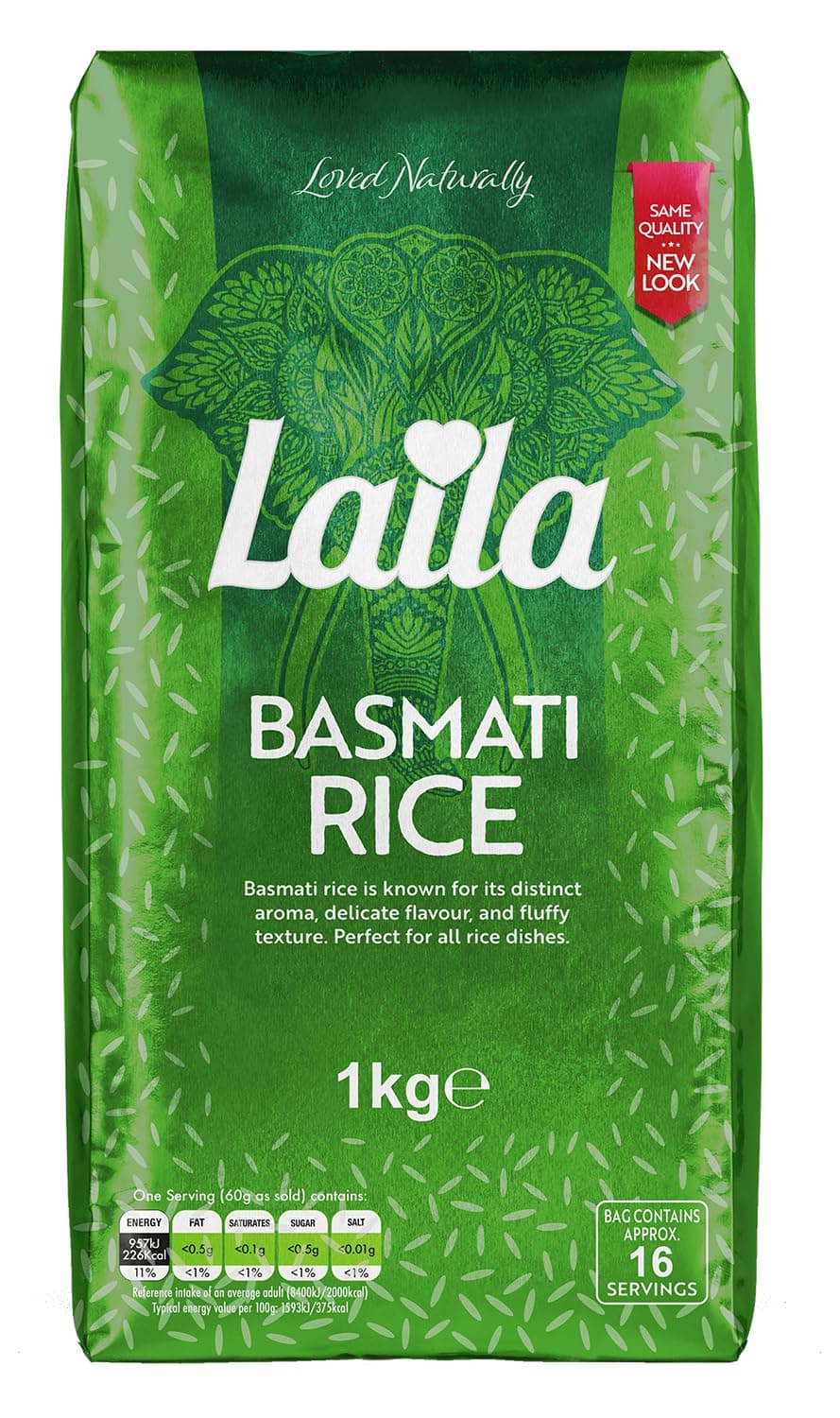 Basmati Rice (Brick Pack) Long Grain 1KG