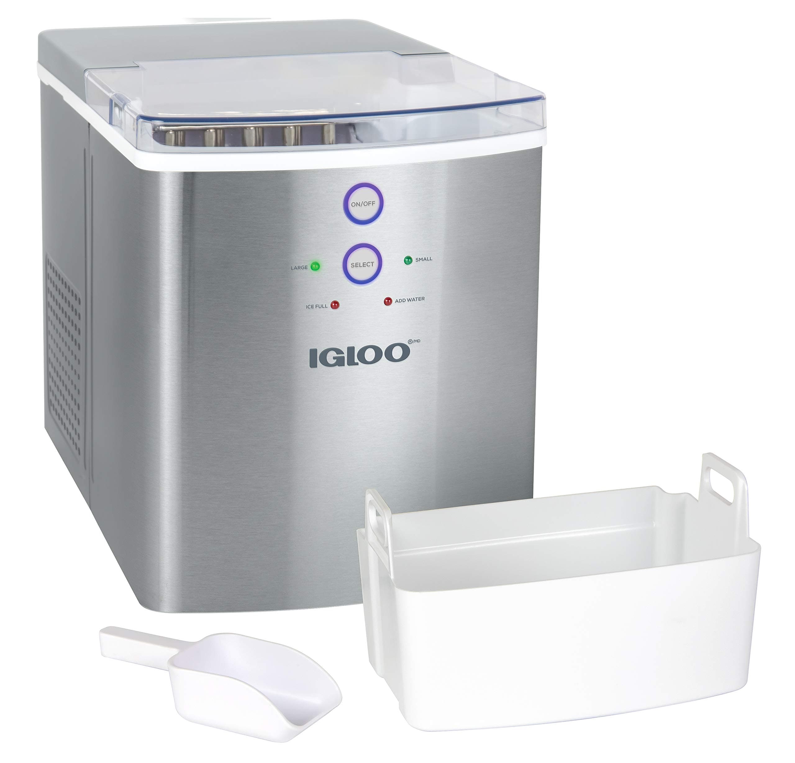 Igloo Electric Countertop Ice Maker Machine - Automatic and Portable - 33 Pou...