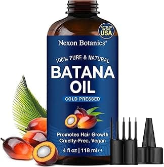 Raw Batana Oil for Hair Growth 4 fl oz - 100% Pure, Natural, Cold-Pressed Oil for Hair, Skin, Face & Lashes - Aceite de Batana