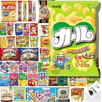 Assorted Sweets Snacks Mix Large Capacity Popular Gift Call Meiji Chocolate Senbei Gummy Potato Chips Dagashi Cookie Set (12 Types)