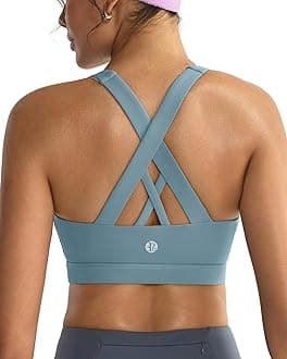 RUNNING GIRL womens Full Coverage Sports Bra