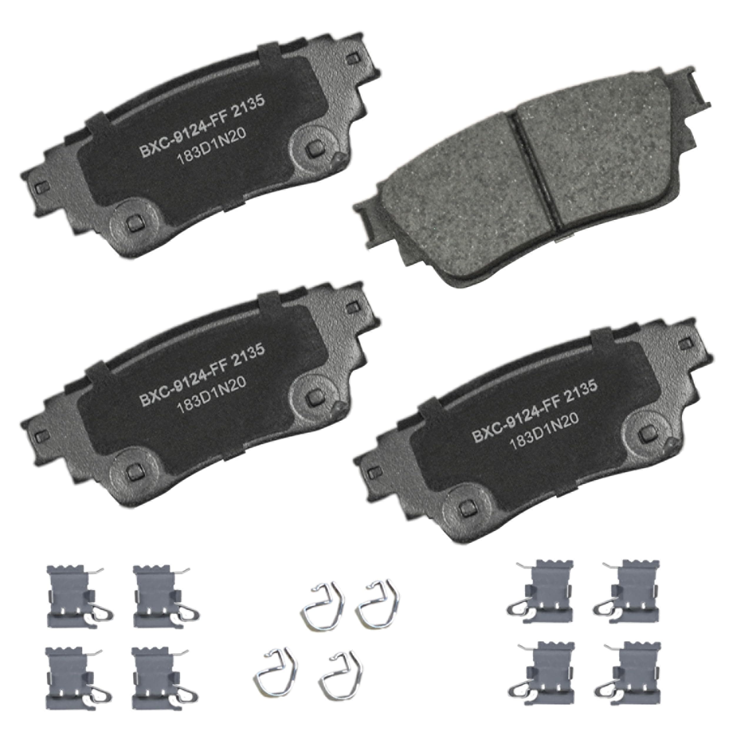 Premium SBC2135 Ceramic Rear Brake Pads for Mitsubishi Eclipse Cross 2020, Eclipse Cross 2024-2022, Outlander 2021-2017, Outlander PHEV 2023-2018