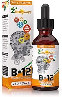 Vitamin B Complex Liquid Drops with Fast Absorption - Super B Liquid Complex Vitamins B2, B3, B5, B6 & B12 - Natural Energy Boost, Mental Focus & Healthy Immune System