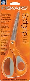 Fiskars 8-Inch Softgrip Scissors,Orange