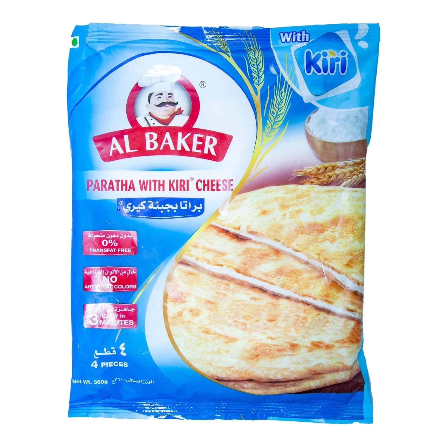 Al Baker, Cheese Kiri Paratha, 360g