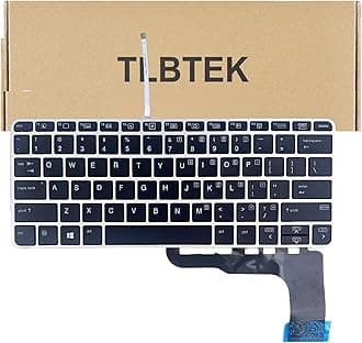 Backlight Keyboard Replacement Compatible with HP EliteBook 725 G3 725 G4 820 G3 820 G4 828 G4 Series Laptop Series Laptop 826631-001 815391-001