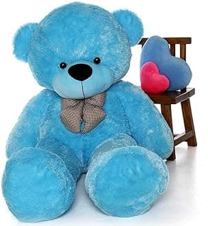 HUG 'n' FEEL SOFT TOYS 6 Feet Sky Blue Giant Teddy Bear Soft, Plush,Cuddly Stuffed Animal For Kids, Birthdays, Anniversaries, Valentine'S Day,Special Occasions Large Huggable