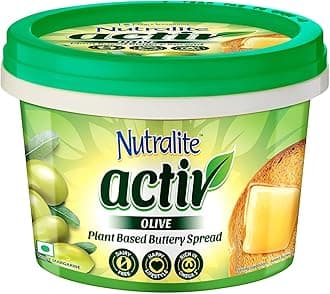Nutralite Activ Plant Based Spread - Olive - 200 g Tub | Dairy-Free | Rich in Omega 3