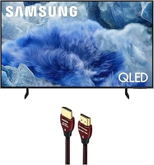 QN43Q8FAAFXZA 43 Inch Class QLED Q8F 4K Vision AI Smart TV with a WireLogic Ruby 8ft Ultra High Speed 4K-8K-10K HDMI Cable (2025)