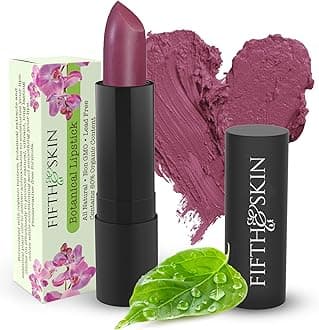 BOTANICAL Lipstick (RHUBARB) | Made in USA | Vegan | Natural | Organic | Cruelty Free | Paraben Free | NO Lead | Moisturizing Color that's Good for your Lips!