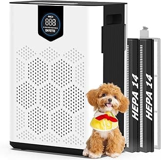 DAYETTE Large Home Air Purifiers Up to 1000m² with HEPA 14 Filter, Pet Air Purifier with Washable Pre-Filter for Bedroom, Air Filter