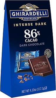 Chocolate Intense Dark Squares, Midnight Reverie, 4.12 Ounce, Pack of 6
