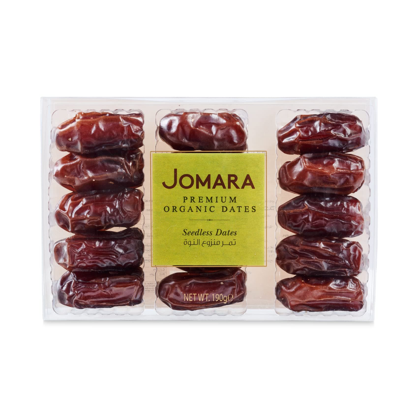 Organic Seedless Dates 190g