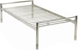 Pure Stainless Steel Bed Frame Without Mattress (3 X 6 Feet, Divan Bed 2)
