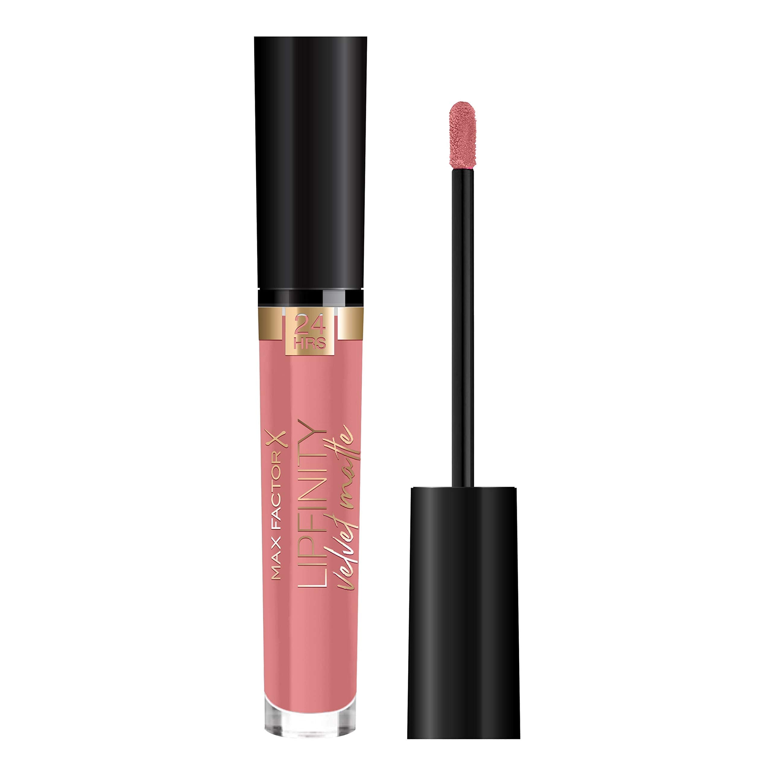 – Max Factor Lipfinity Velvet Matte Liquid Lip, 045 Posh Pink, 3.5ml