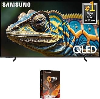 Samsung QN32Q60DAFXZA 32 Inch Q60D QLED 4K Smart TV with Quantum HDR and 3 Year Amber Protection Plan (2024)