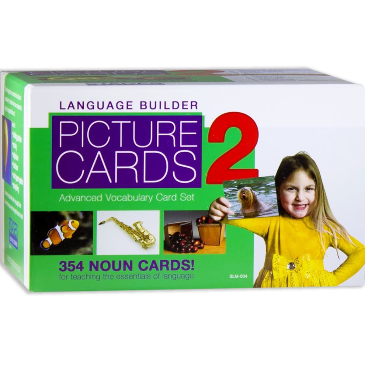 Lang-O-Learn Stages Learning Language Builder Picture Nouns Set 2 for Autism, Aba and Preschool Educational Vocabulary Flash Cards