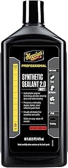 Meguiar's Professional Synthetic Sealant 2.0 M2116 - Premium Synthetic Car Paint Sealant, Long-Lasting Protection, Additional Gloss and Hydrophobic Properties for High Water Beading, 16 Oz Liquid