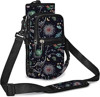 AUPET Water Bottle Sling Bag Sleeve Holder Carrier 25/32/40/64 oz,Insulated Crossbody Water Bottle Case Cover with Strap and Pockets for Men/Women Walking Hiking